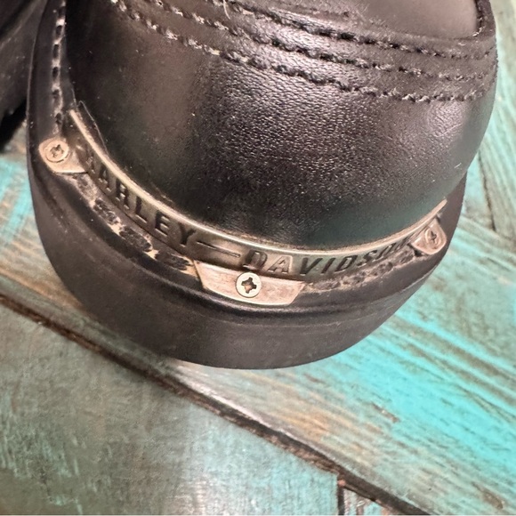 Harley-Davidson Riding Boots Size 9 Fury Motorcycle Buckle Zipper Rare - Picture 7 of 12